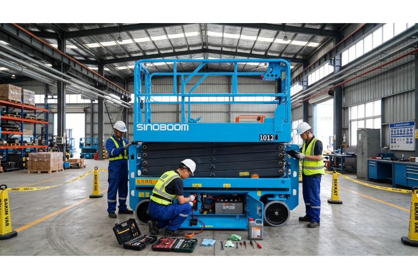 SINOBOOM GTJZ 1012 (12 MT) Akülü Makaslı Platform